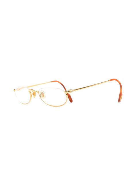 replica cartier wire glasses ovals|pre owned cartier glasses.